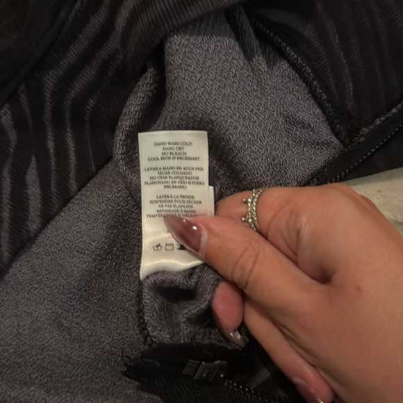 Rails Marlo Charcoal Watercolor Stripe Pullover Sweatshirt XXL $158 - Picture 8 of 8